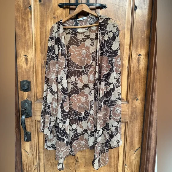 Sheer vintage duster kimono - Picture 7 of 11